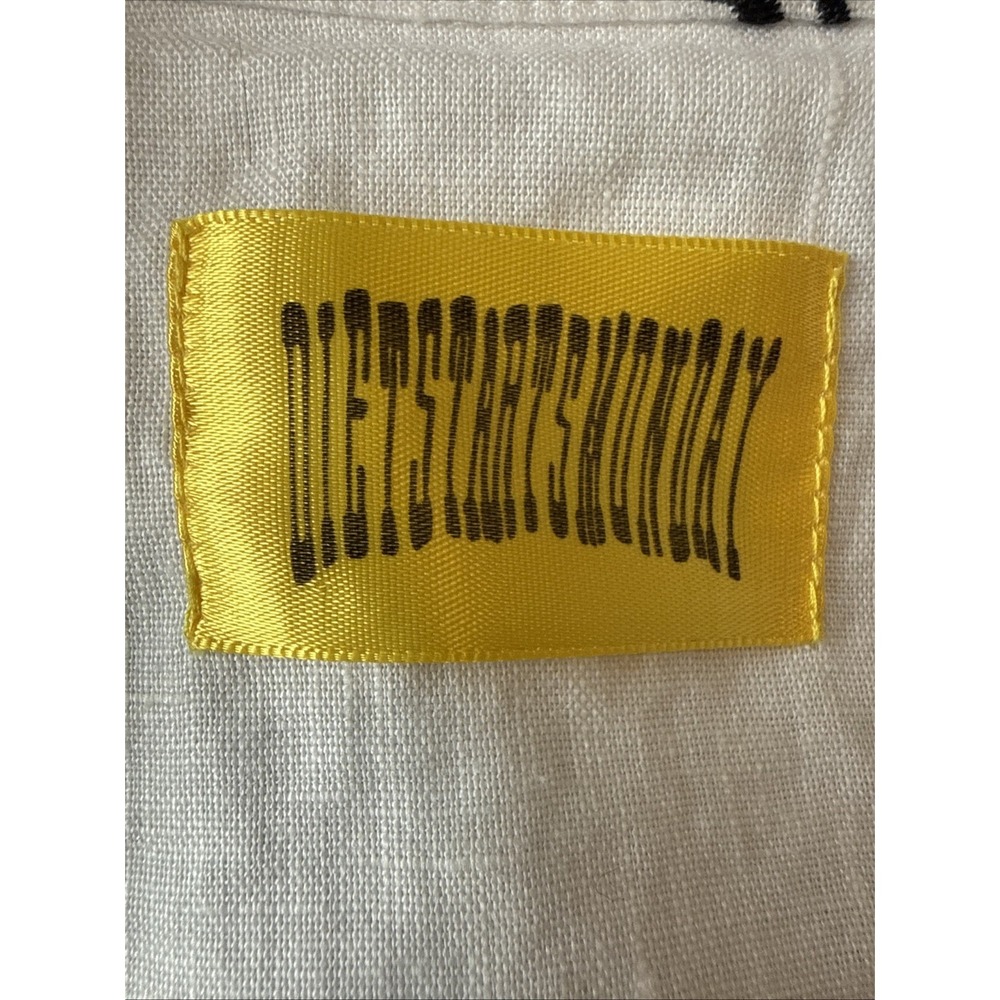 Diet Starts Monday Lightening Linen Button Up Shirt Embroidered XL Hypebeast View 5